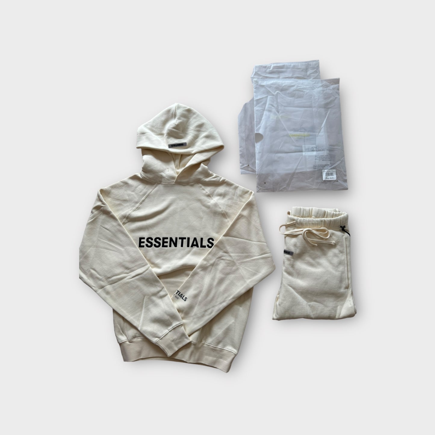 Fear Of God ESSENTIALS 'Buttercream' Tracksuit SS20